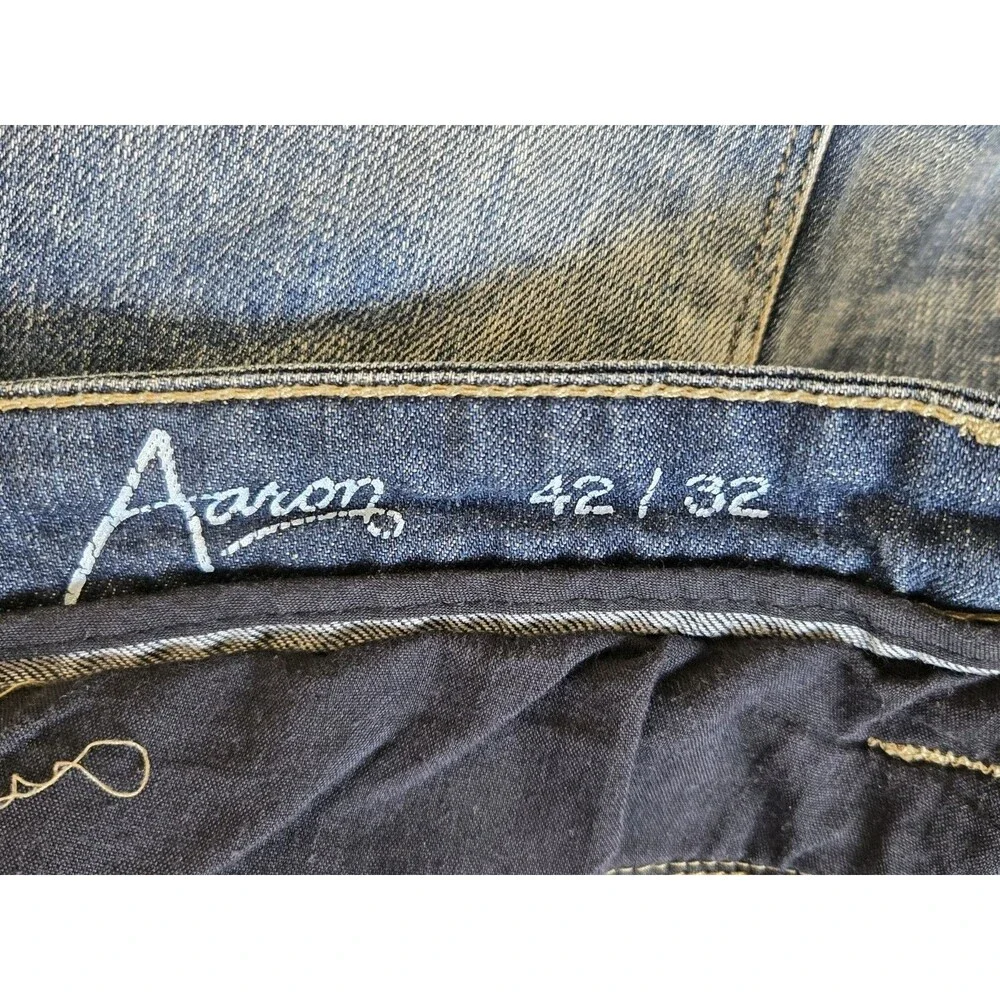 Jordan Craig Jeans Mens 42x32 Blue Legacy Edition Aaron Fit Distressed Grunge